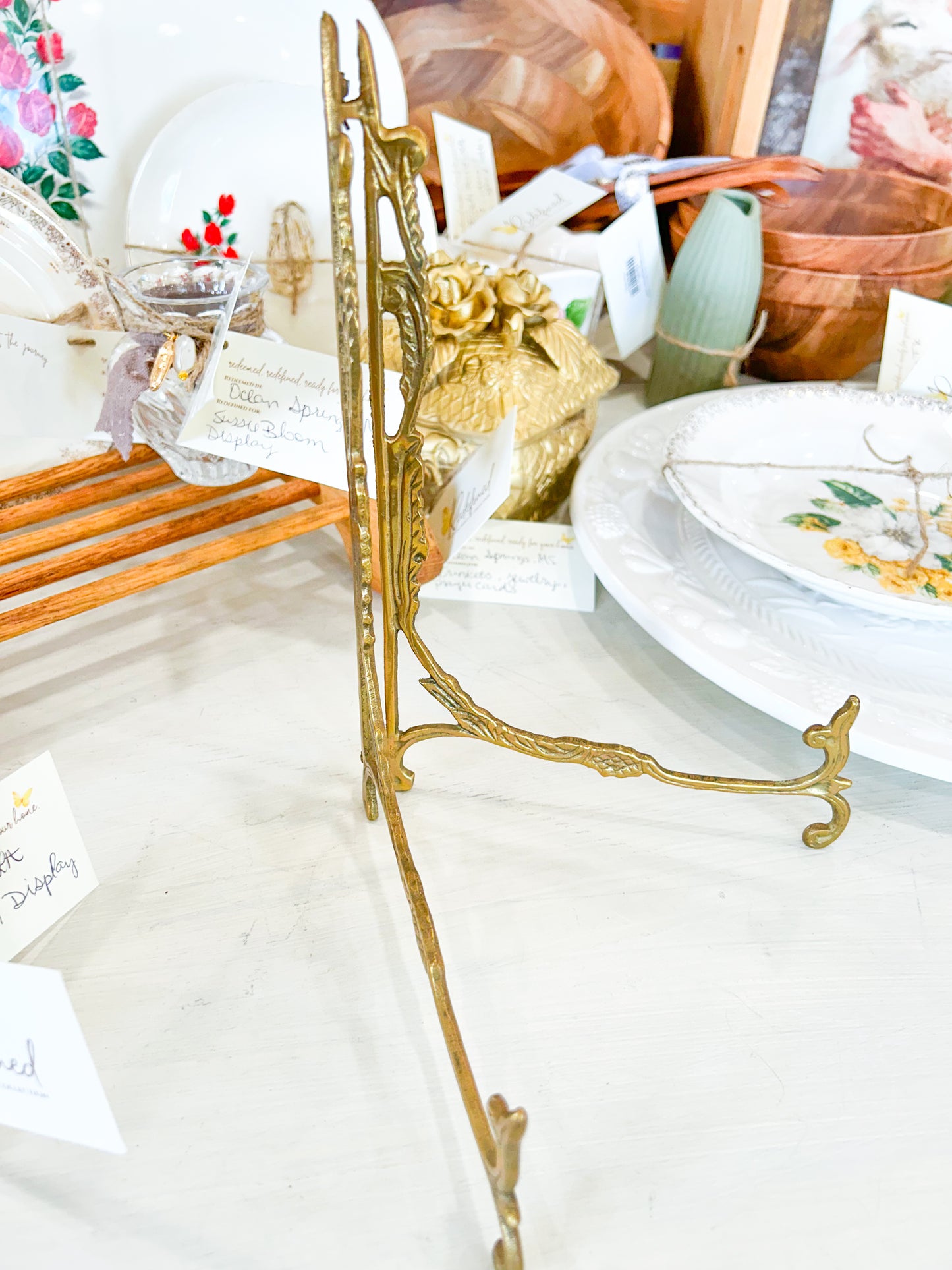 Golden Vintage Easel