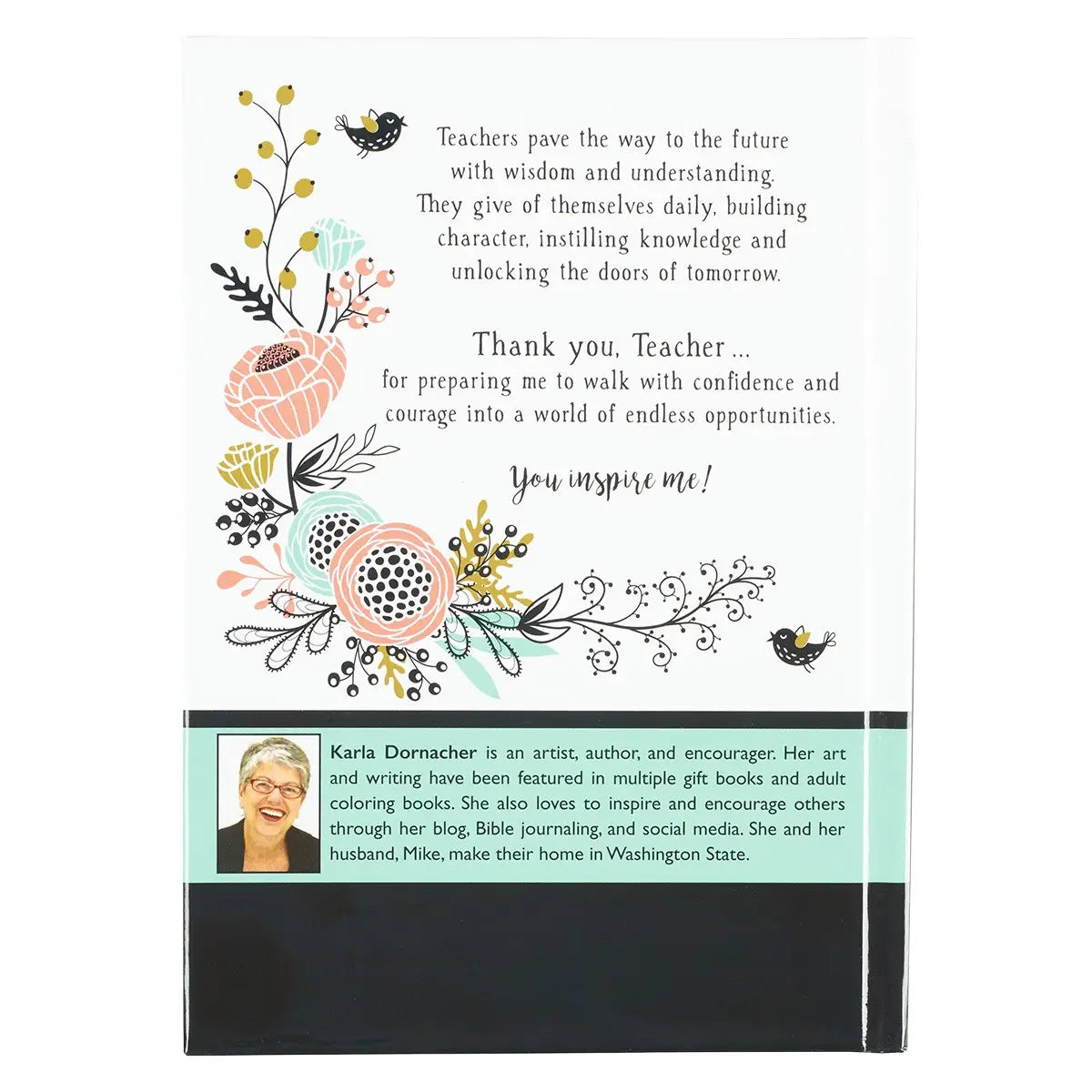 Gift Book Heart of A Teacher Padded Hardcover