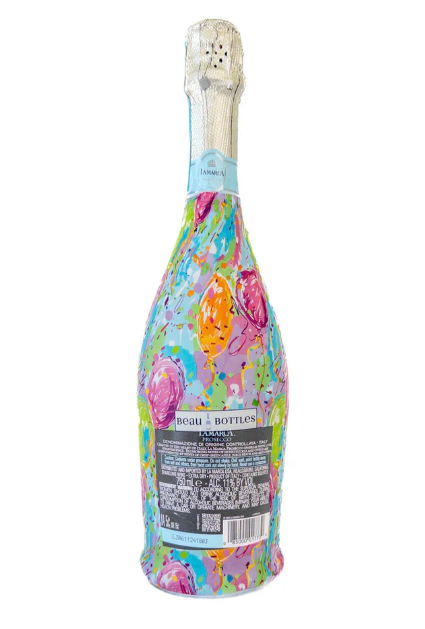 Beau Bottle Happy Birthday Balloons- La Marica Edition