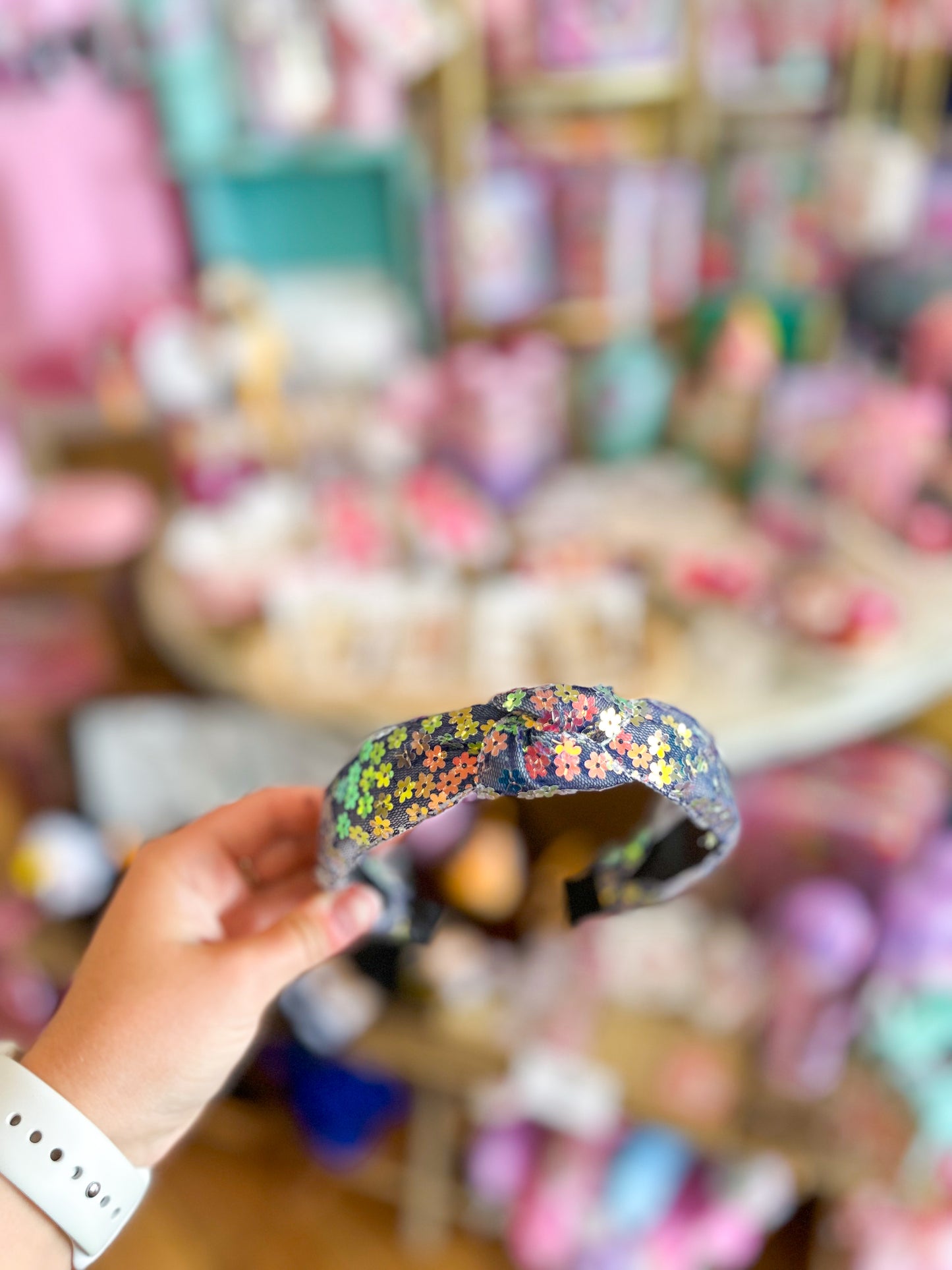 Flower Sequin Headband