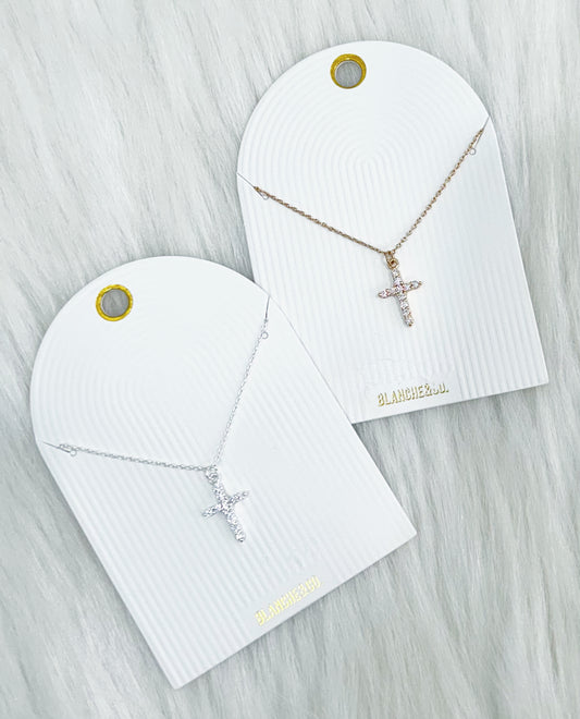 Elizabeth Cross Necklace