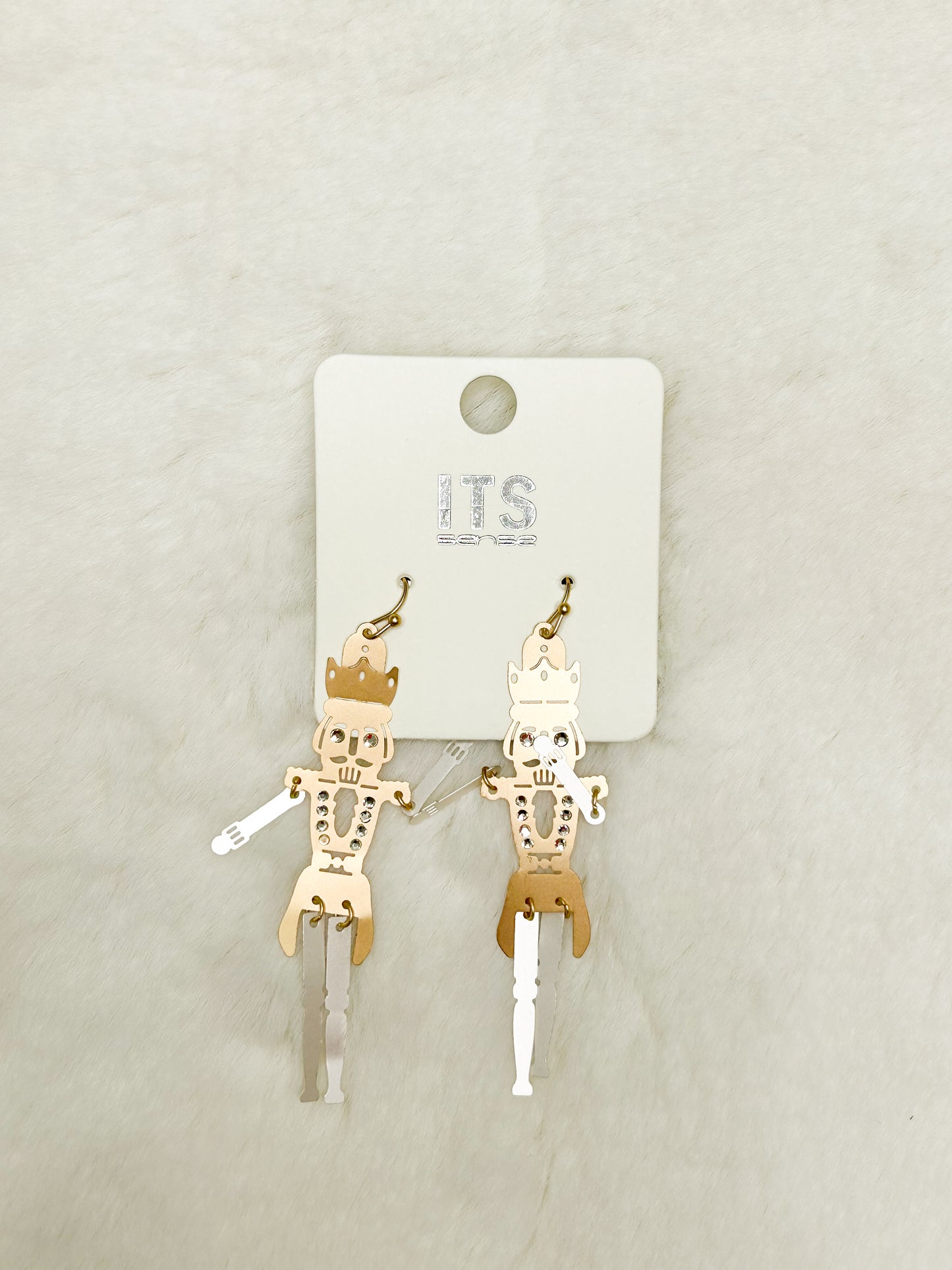 Toyland Twinkle Nutcracker Christmas Earrings
