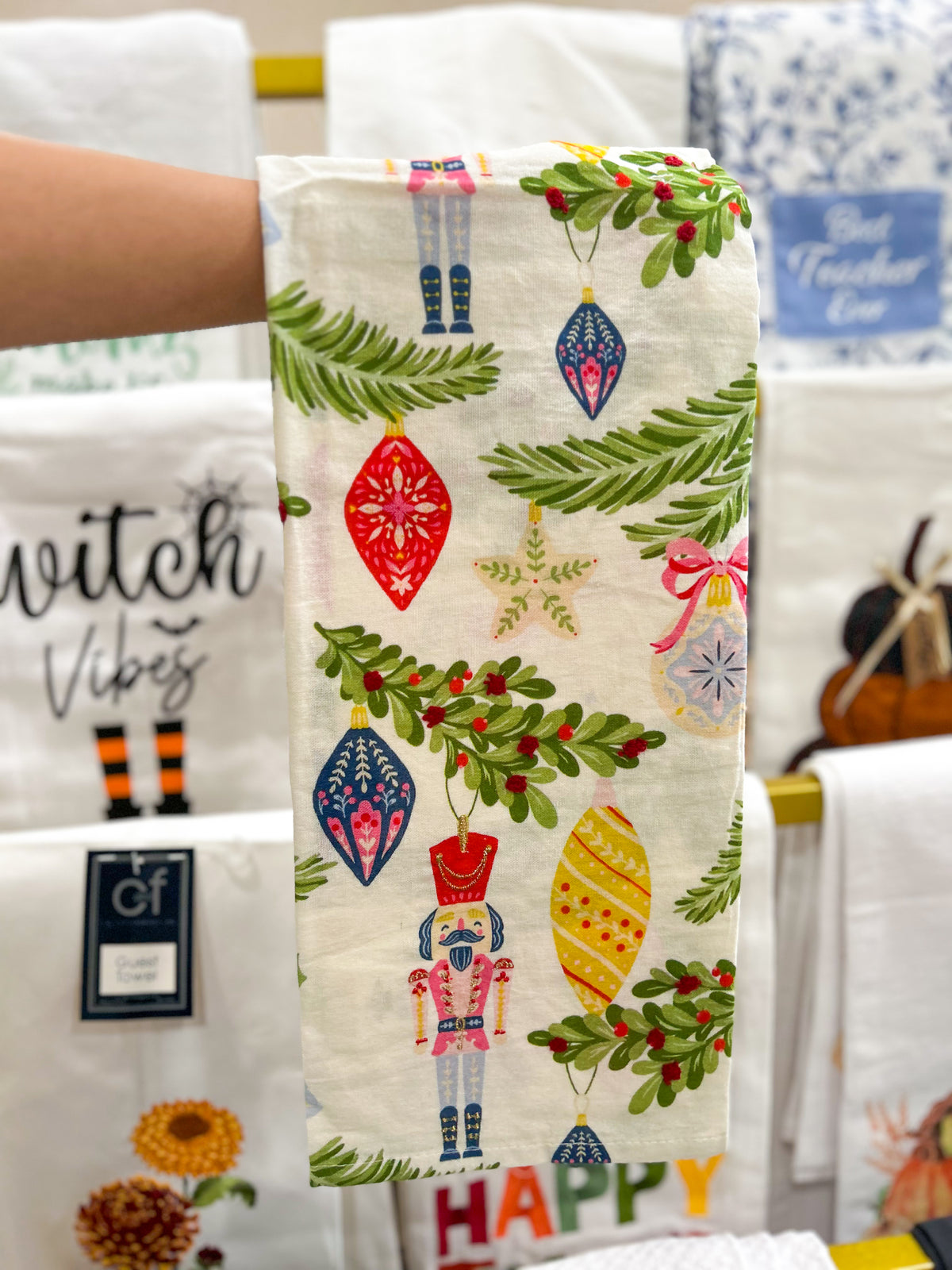 Festive Nutcracker Hand Towel