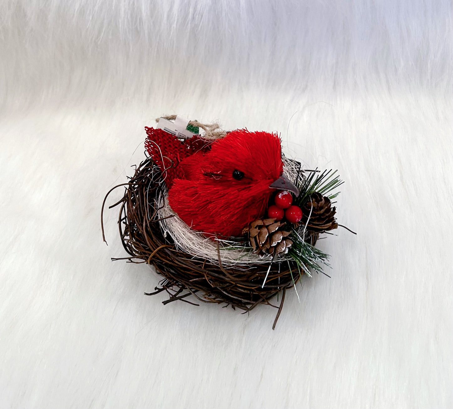 Bird in Nest Ornament