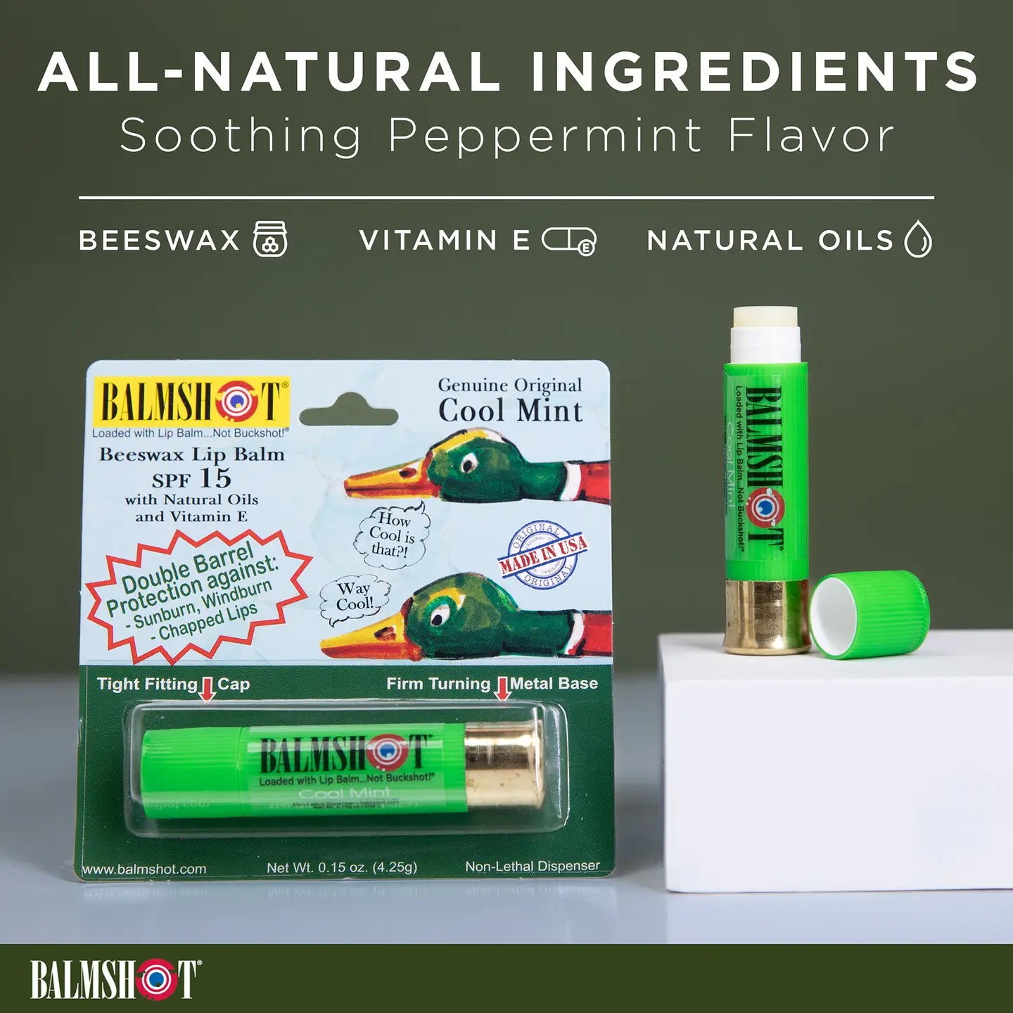 Balmshot & Duck Commander Beeswax Lip Balm