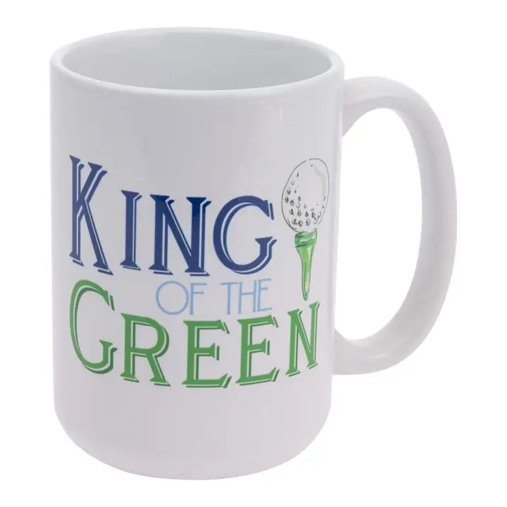 King of the Green 15 oz. Ceramic Mug