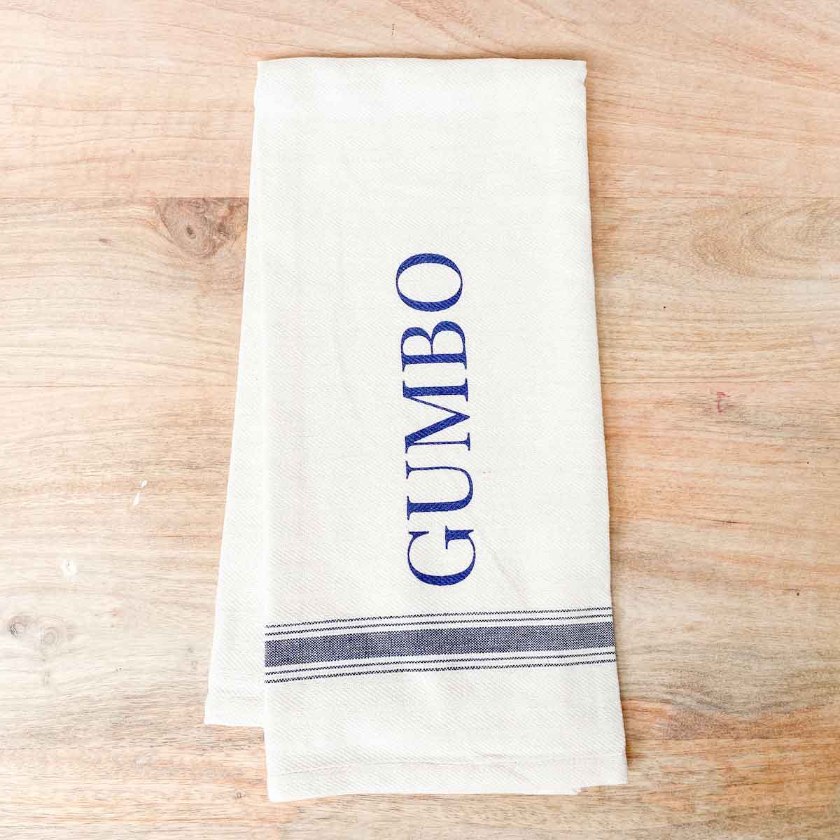 GumboHandTowelCream/Navy