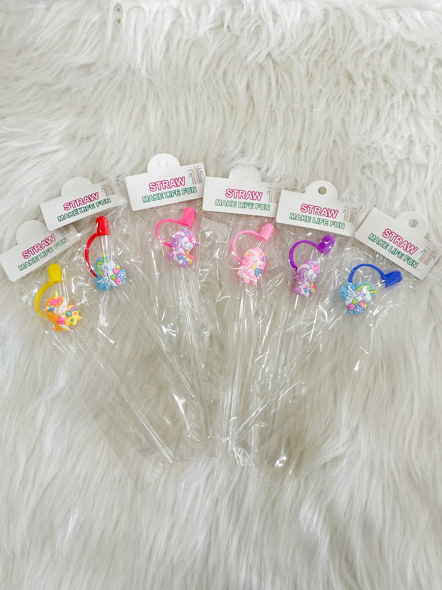Unicorn Glass Straws