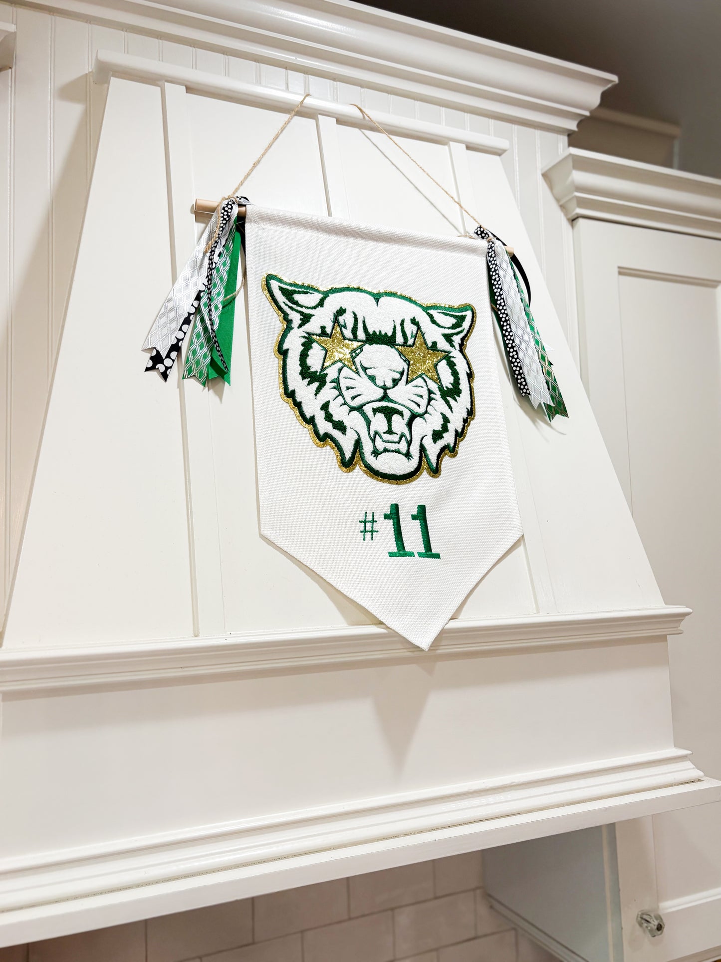 Customizable Wreath Banner / Door Banner (Patches Sold Separately)