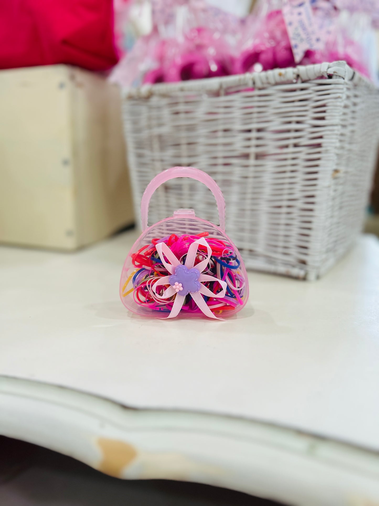 Rubber Band Plastic Purse