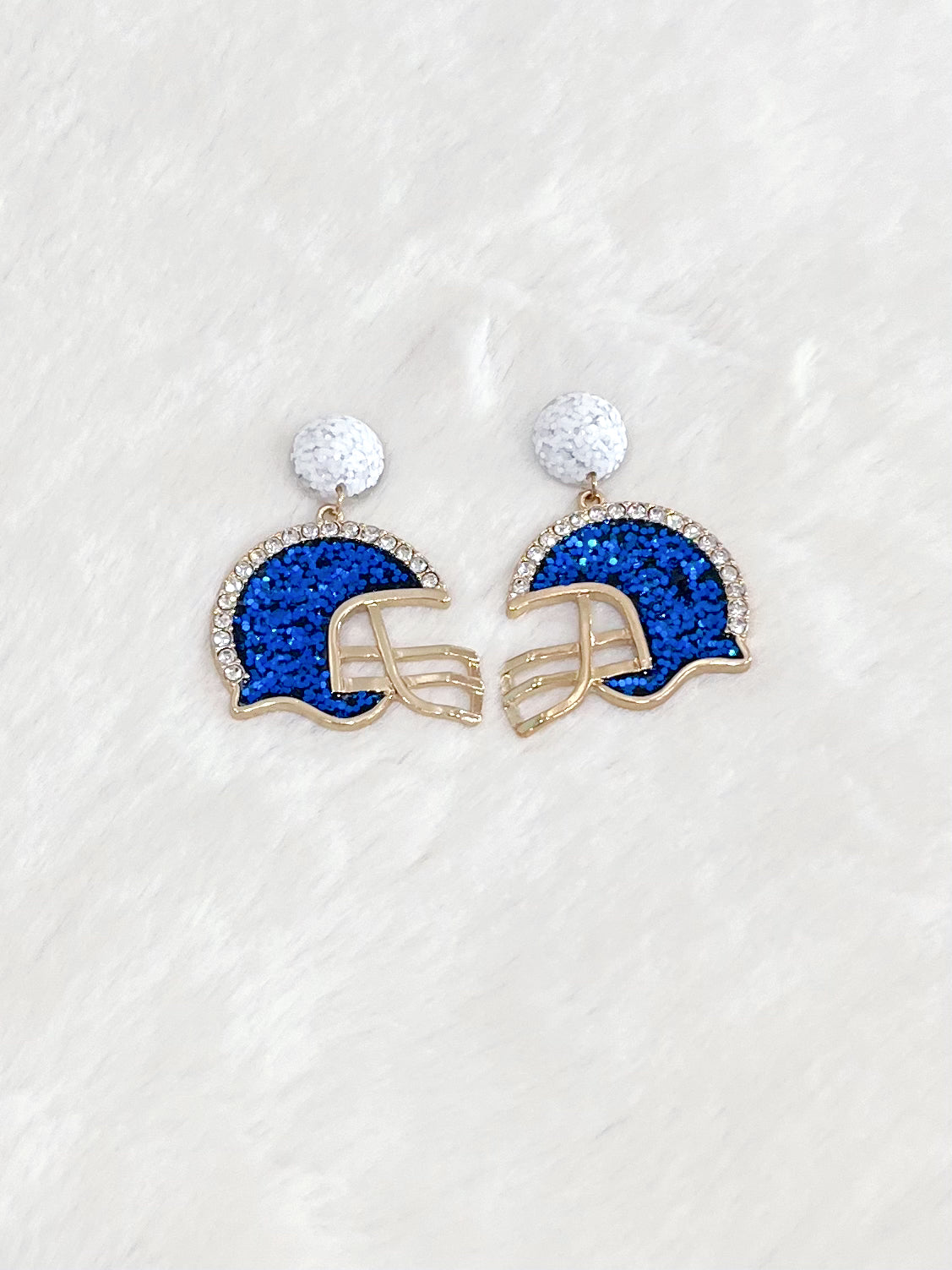 Glitz Helmet Earrings