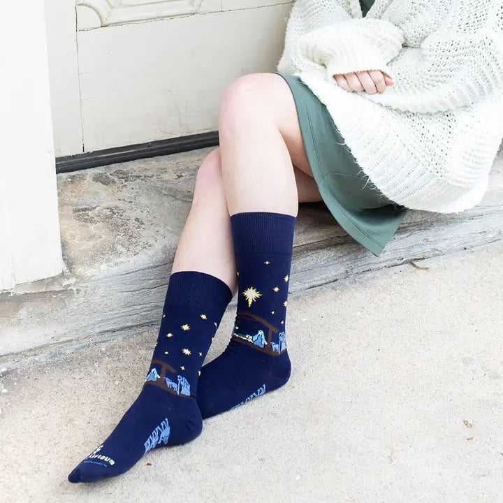 Nativity Adult Socks