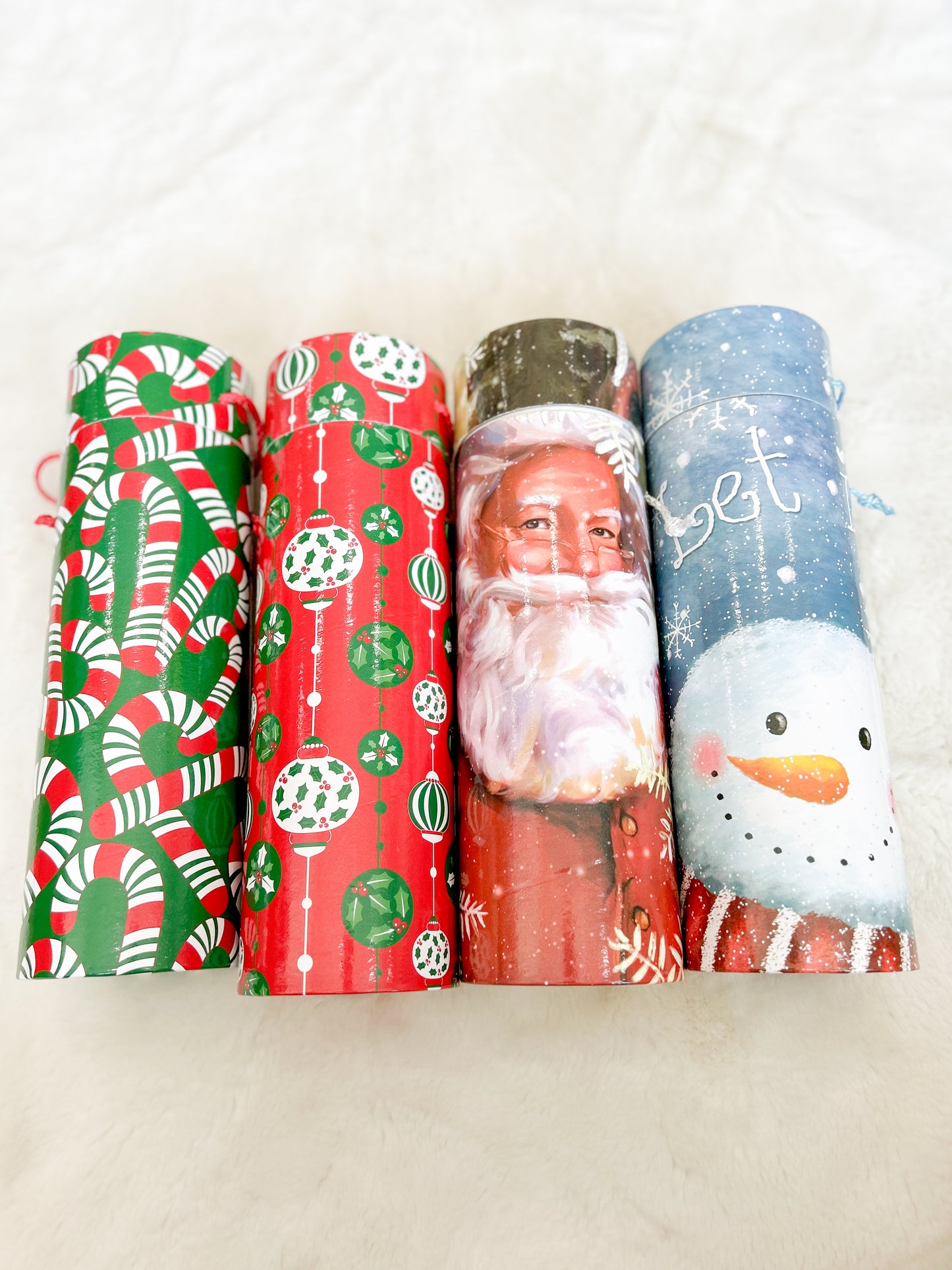 Wine Bottle Gift Box- Snowflakes