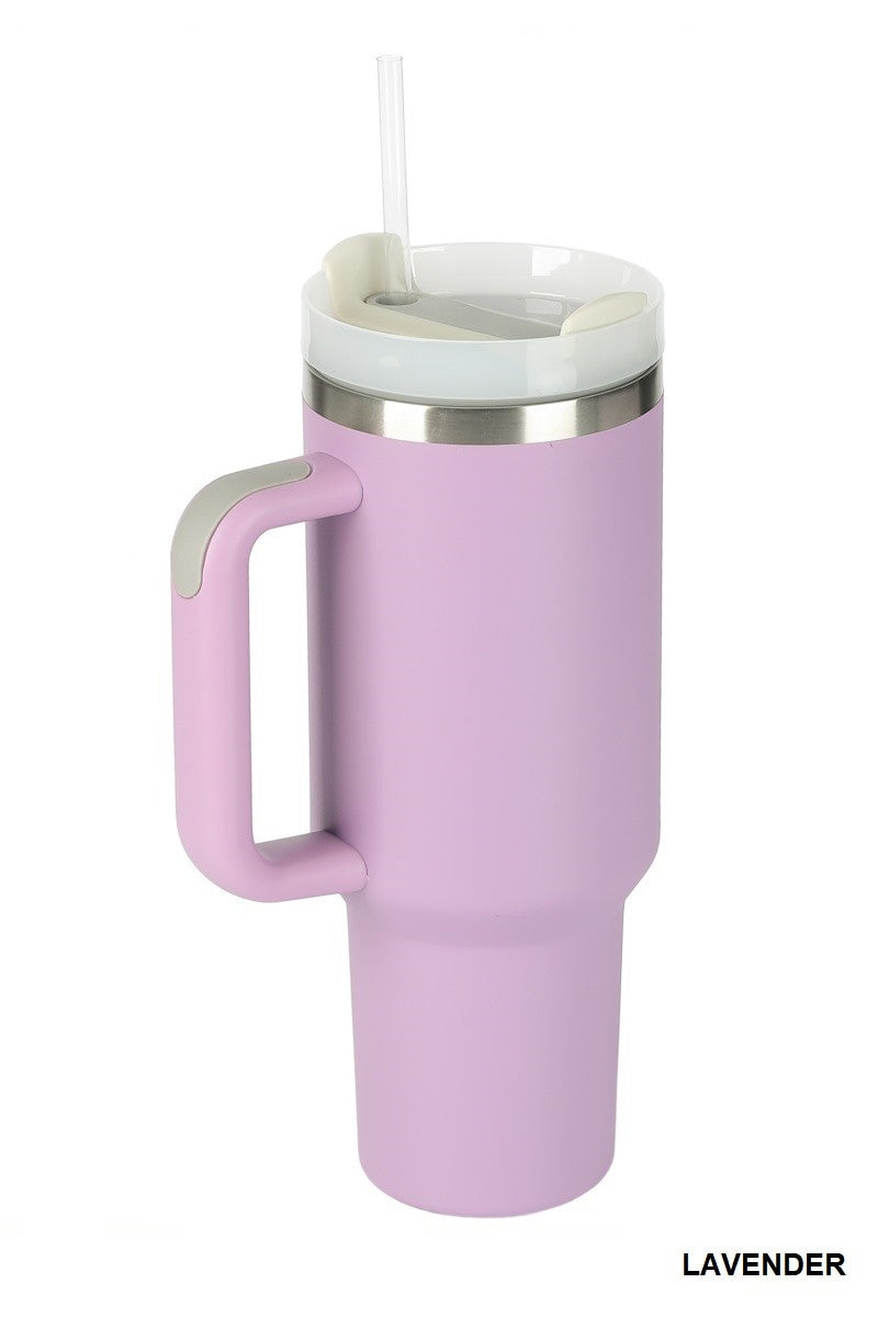 Lavender 40oz Stainless Steel Quencher Tumbler