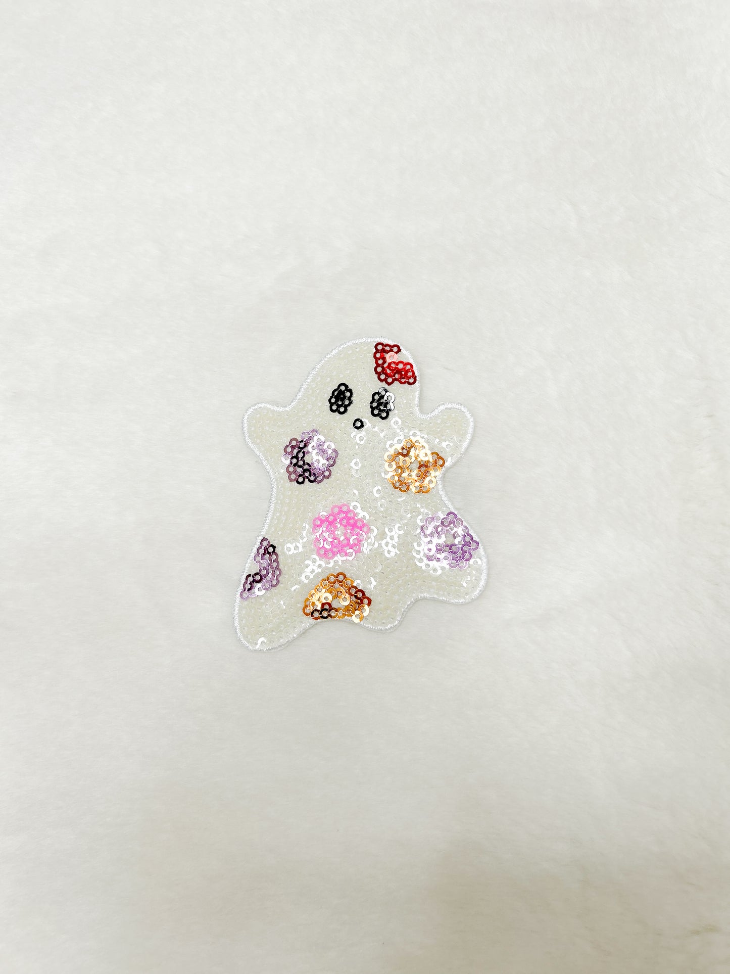 Patch-Mini Sequin Ghost