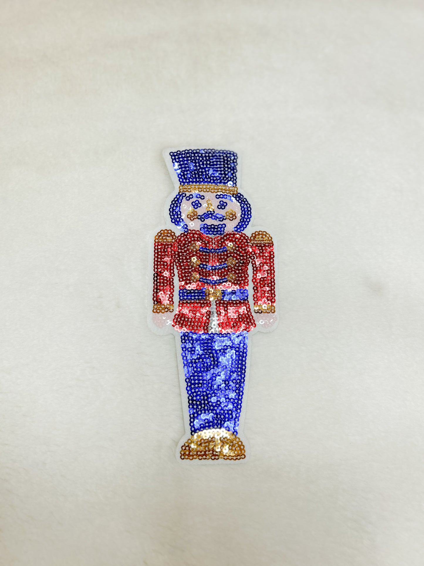 Patch-Small Sequin Nutcracker