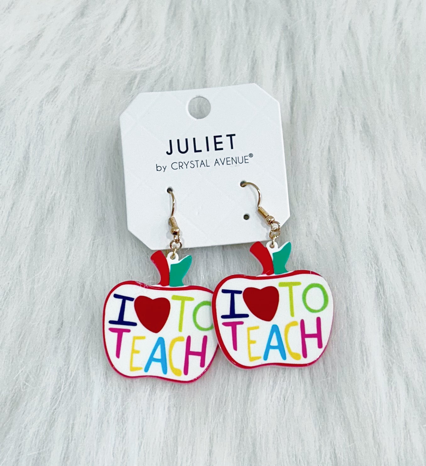 I Love to Teach Earrings