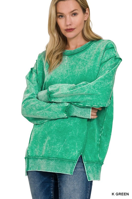 Vintage Wash French Terry Sweatshirt