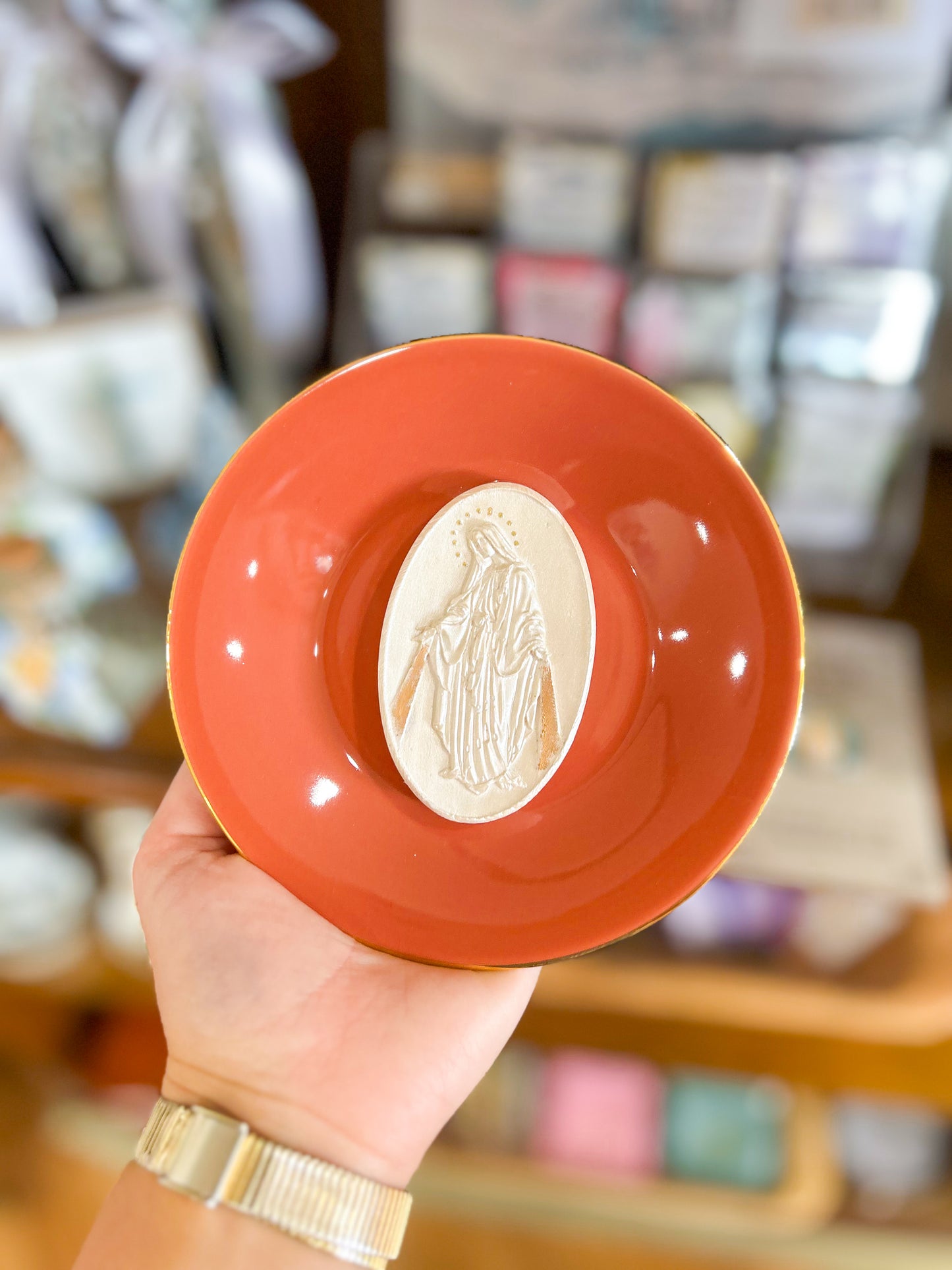 Brick- Our Lady of the Miraculous Medal Plate