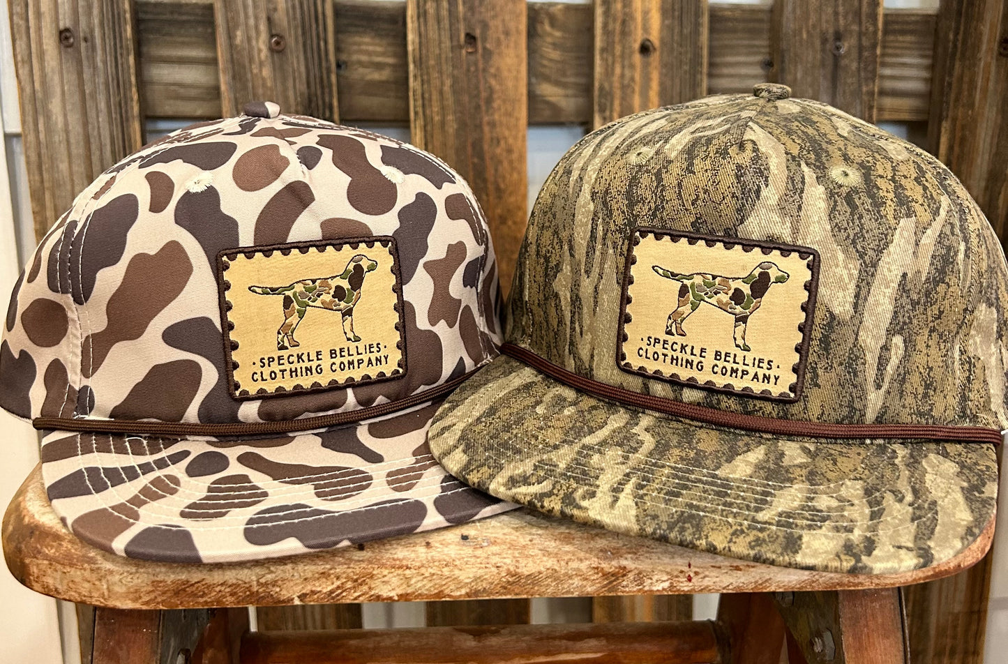 Camo Dog Khaki Patch Rope Hat