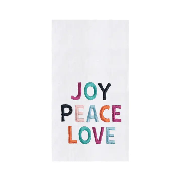 Joy Peace Love Towel