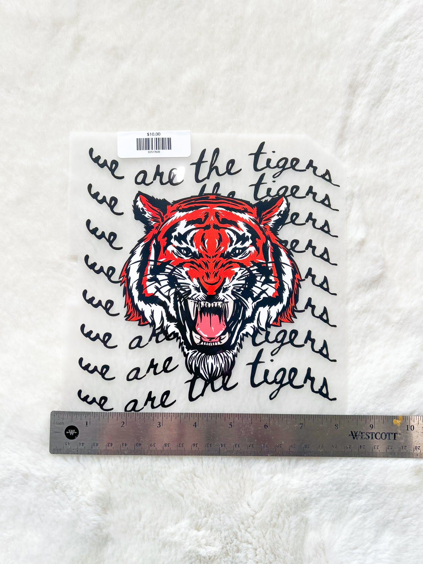 Transfer- We Are The Tigers Fierce Tiger Head
