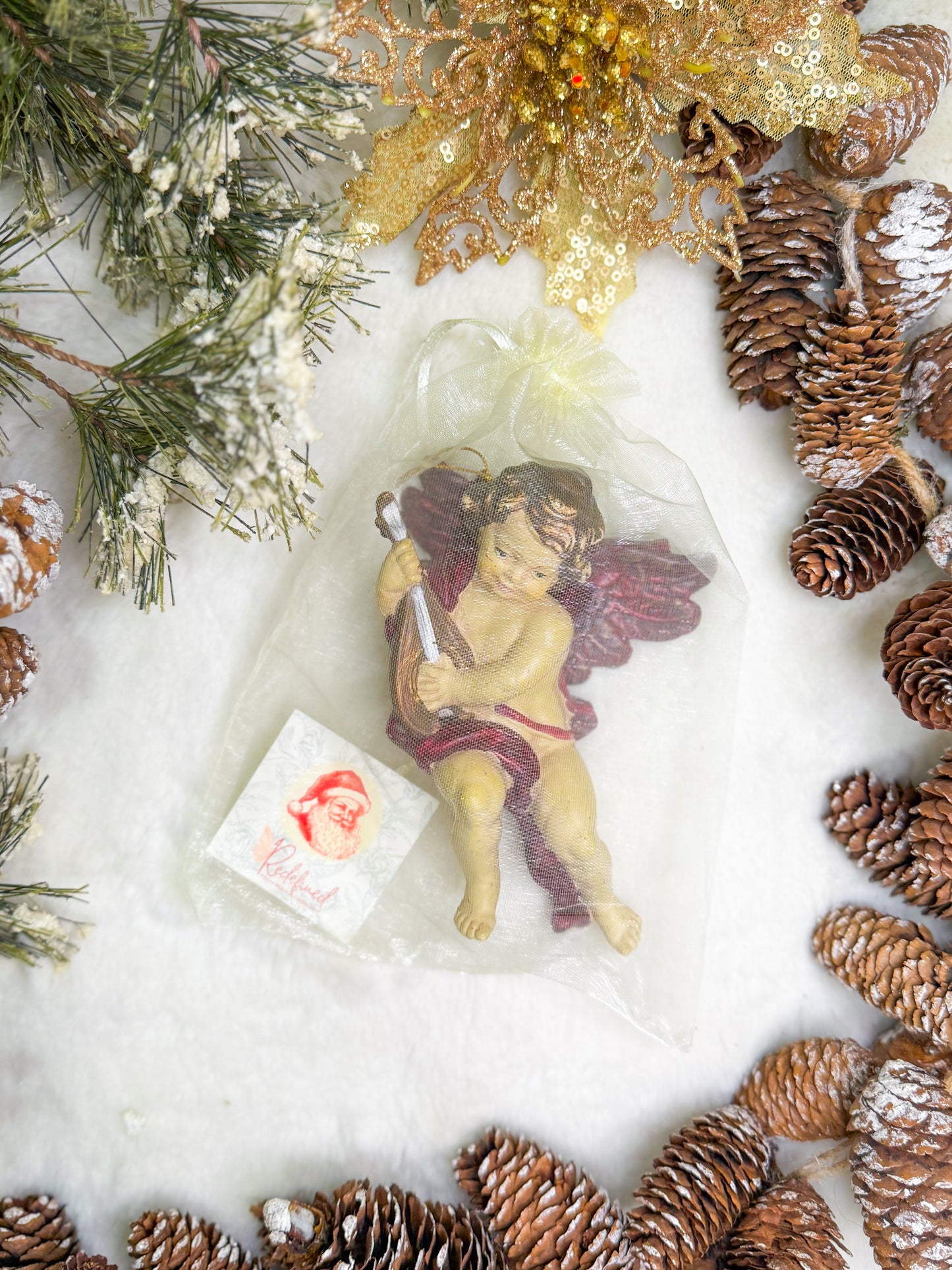 Vintage Angel Song Ornaments- 4