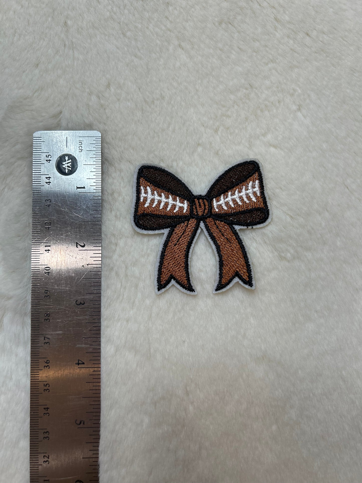 Patch-Mini Football Bow