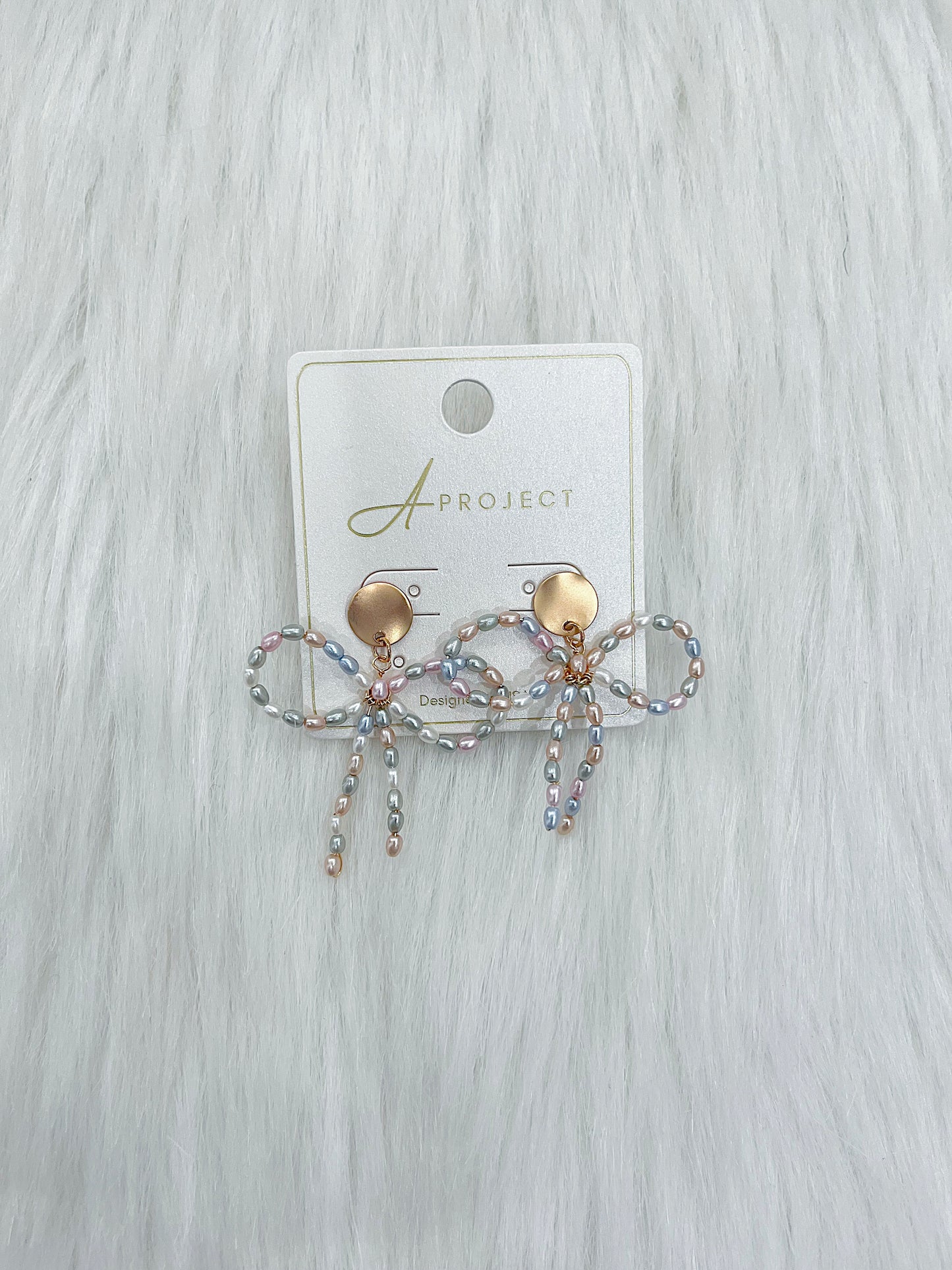 Alma Dangle Bow Earrings