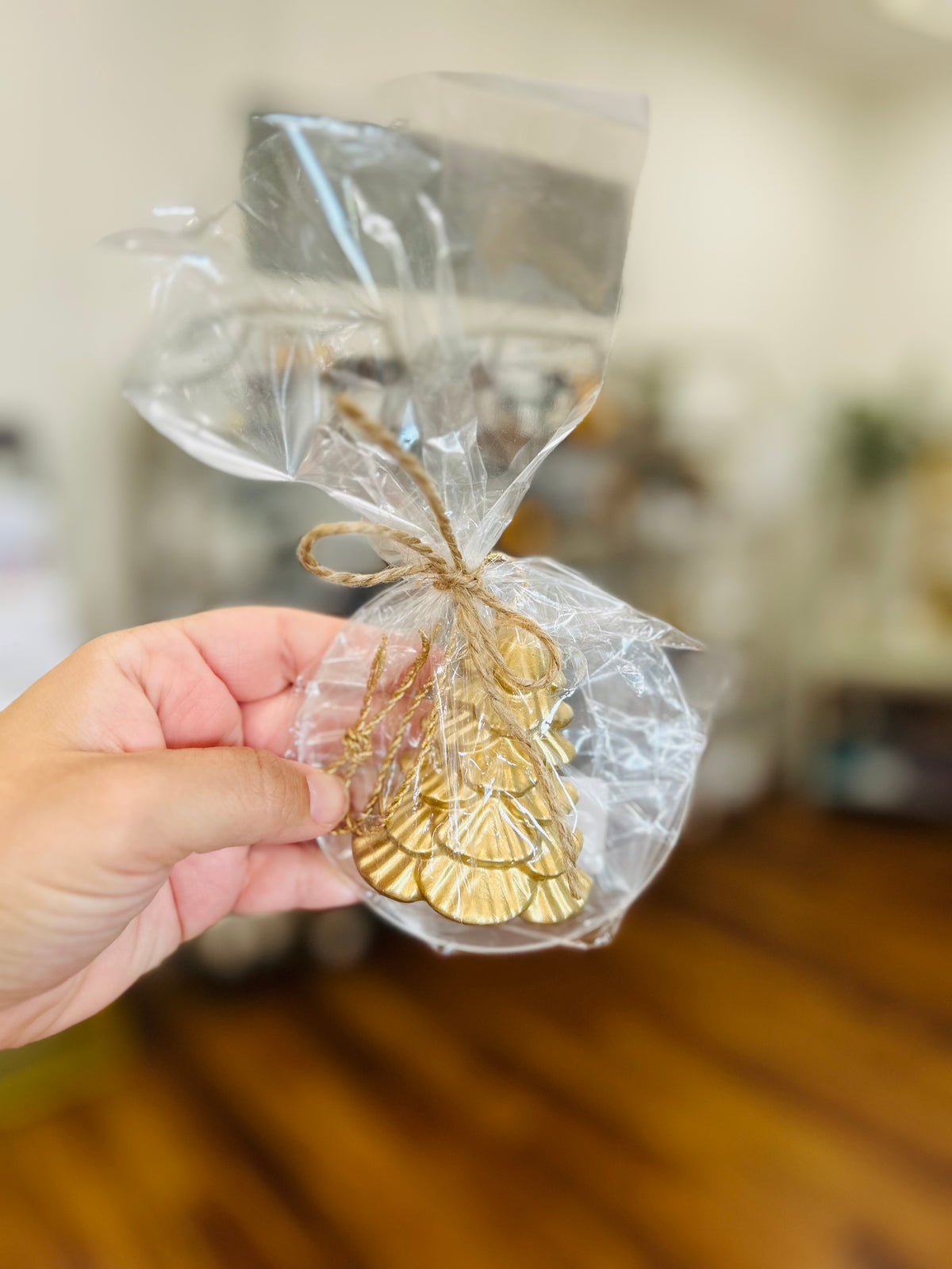 Tinsel Tree Wreath Ornamnet