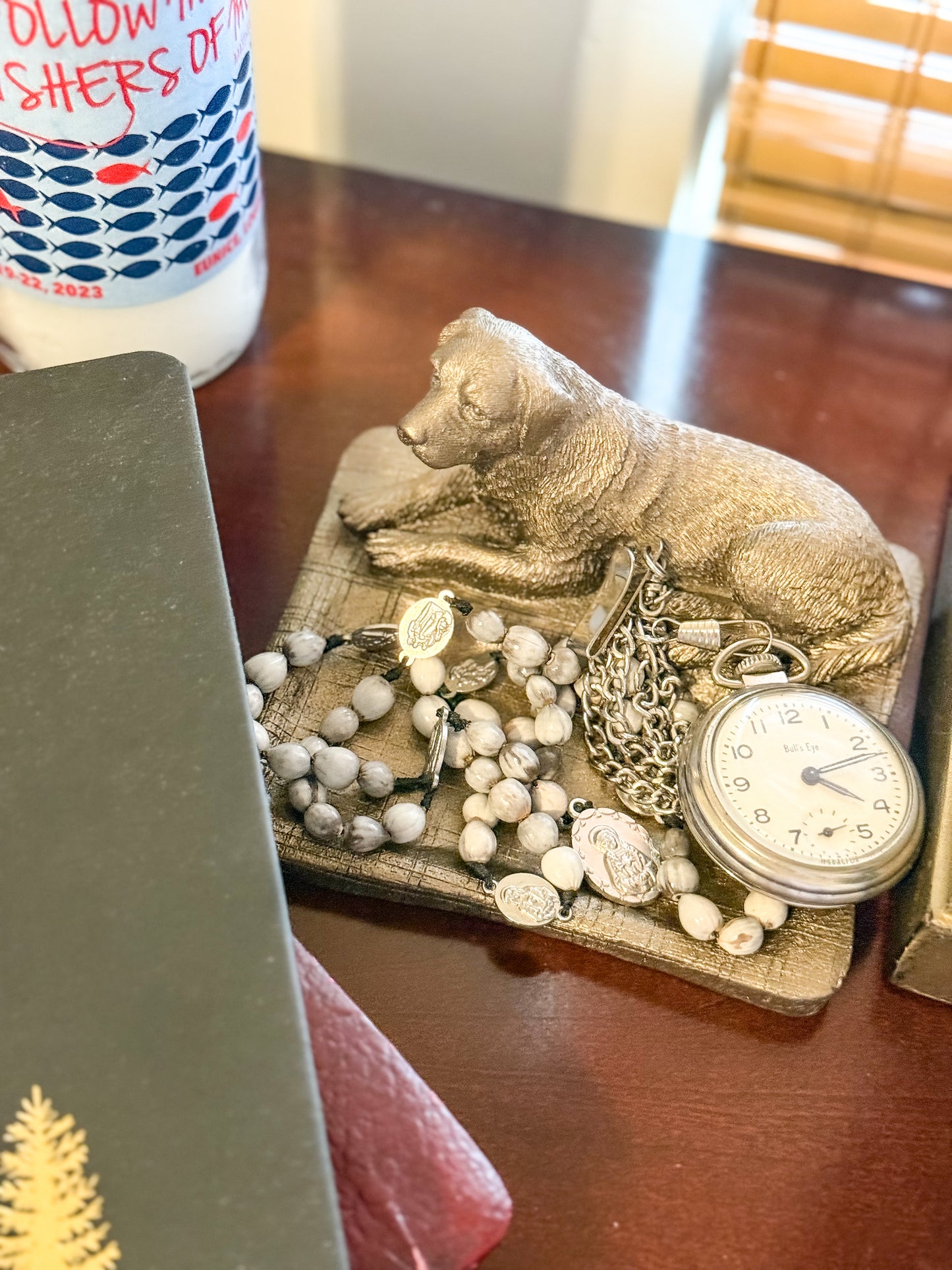 Bronze Pup Trinket Dish