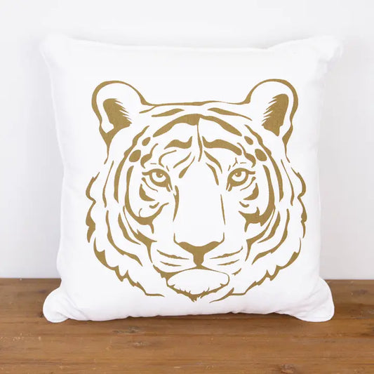 Tiger Pillow Soft White/Gold