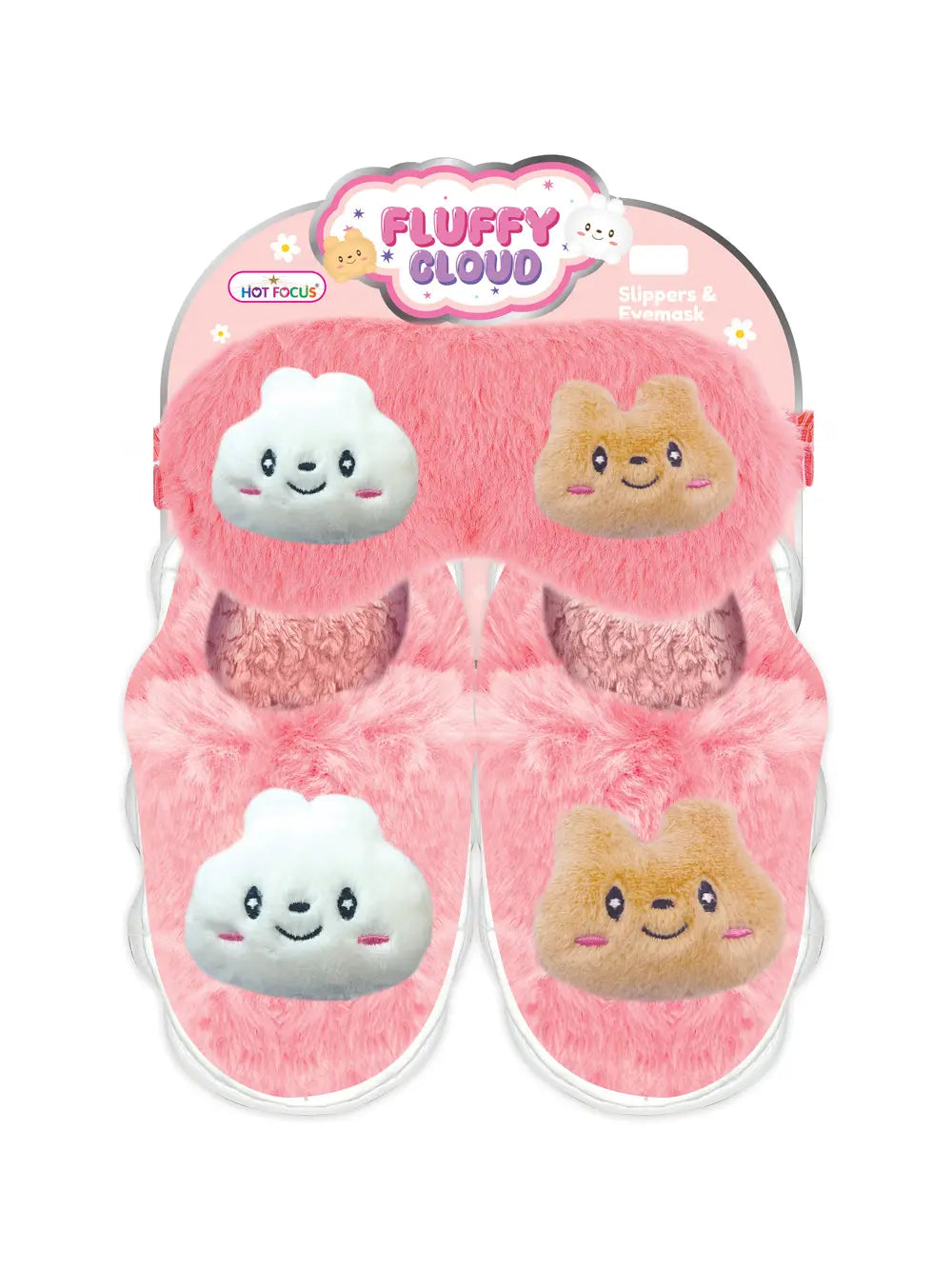 Fluffy Cloud-Medium Slippers, Clitters