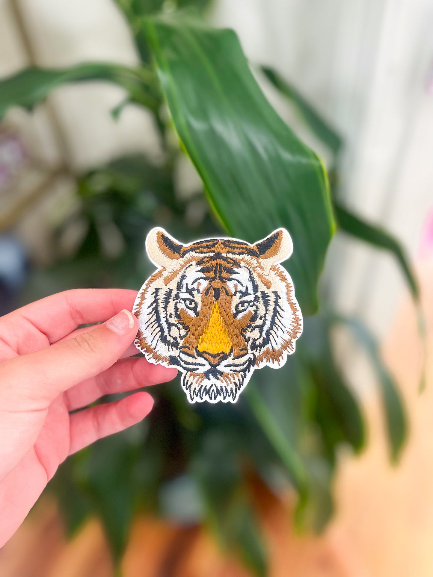 Patch- Round Tiger Face
