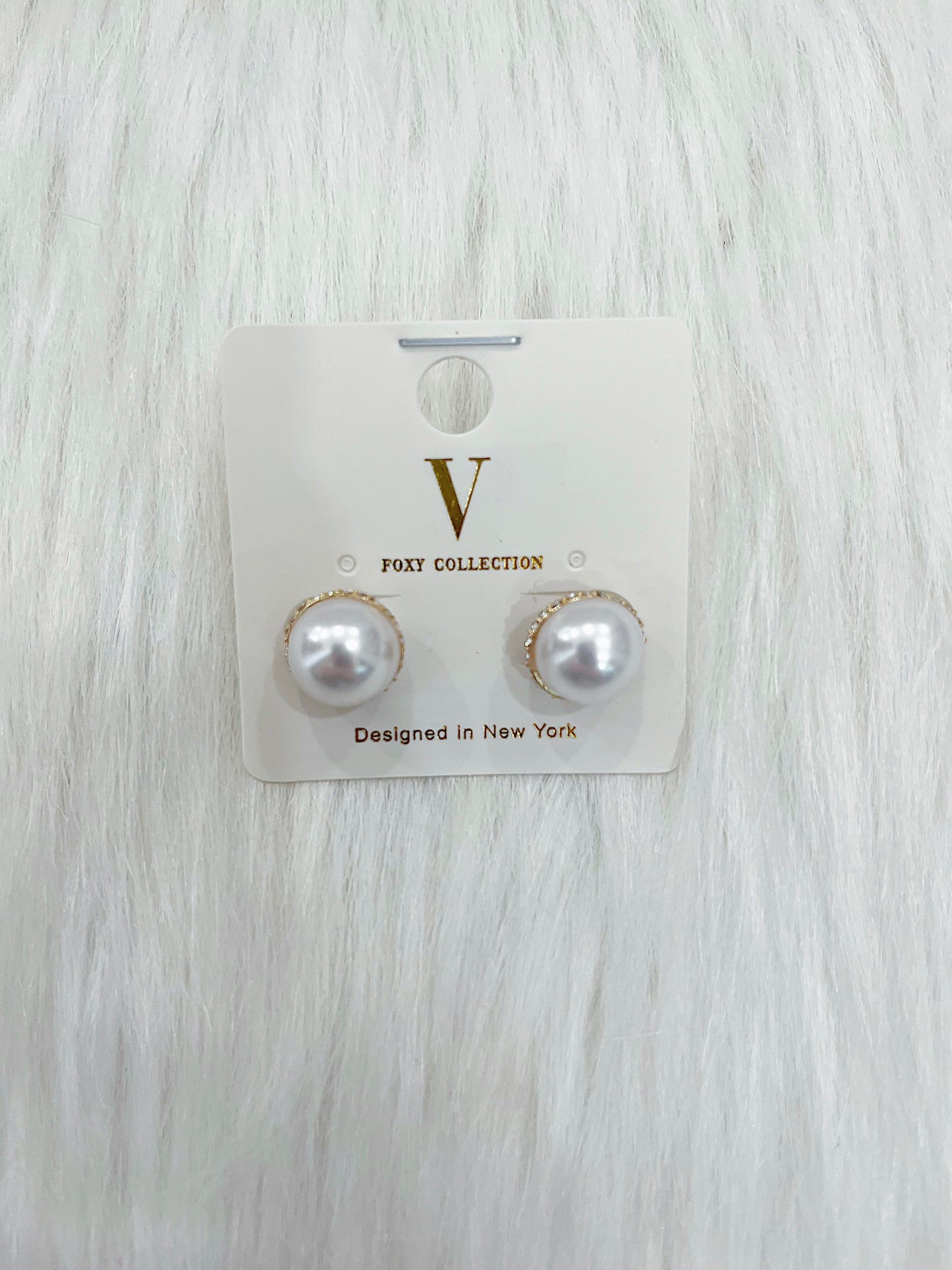 Betsie Stud Pearl Earrings