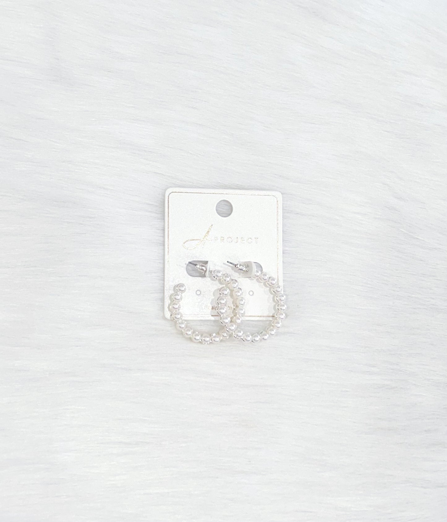 Genevieve Pearl Hoop