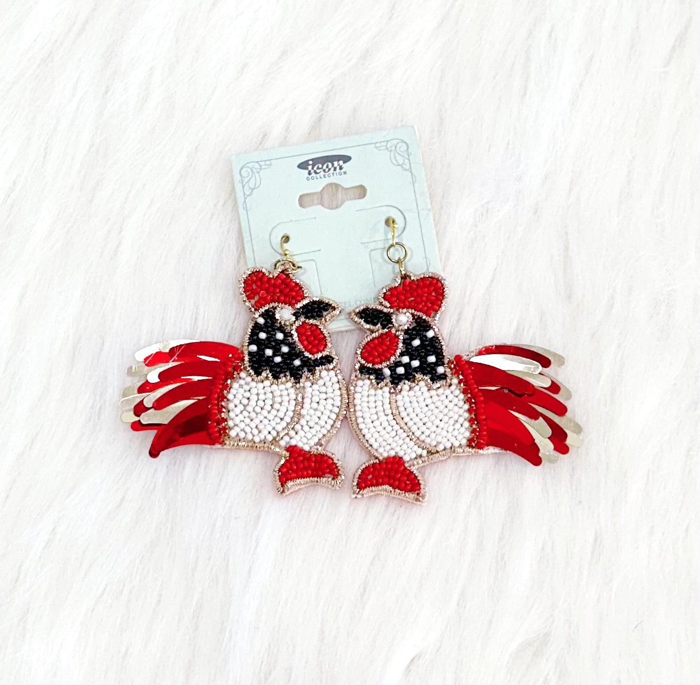 Chicken on the Run Earrings