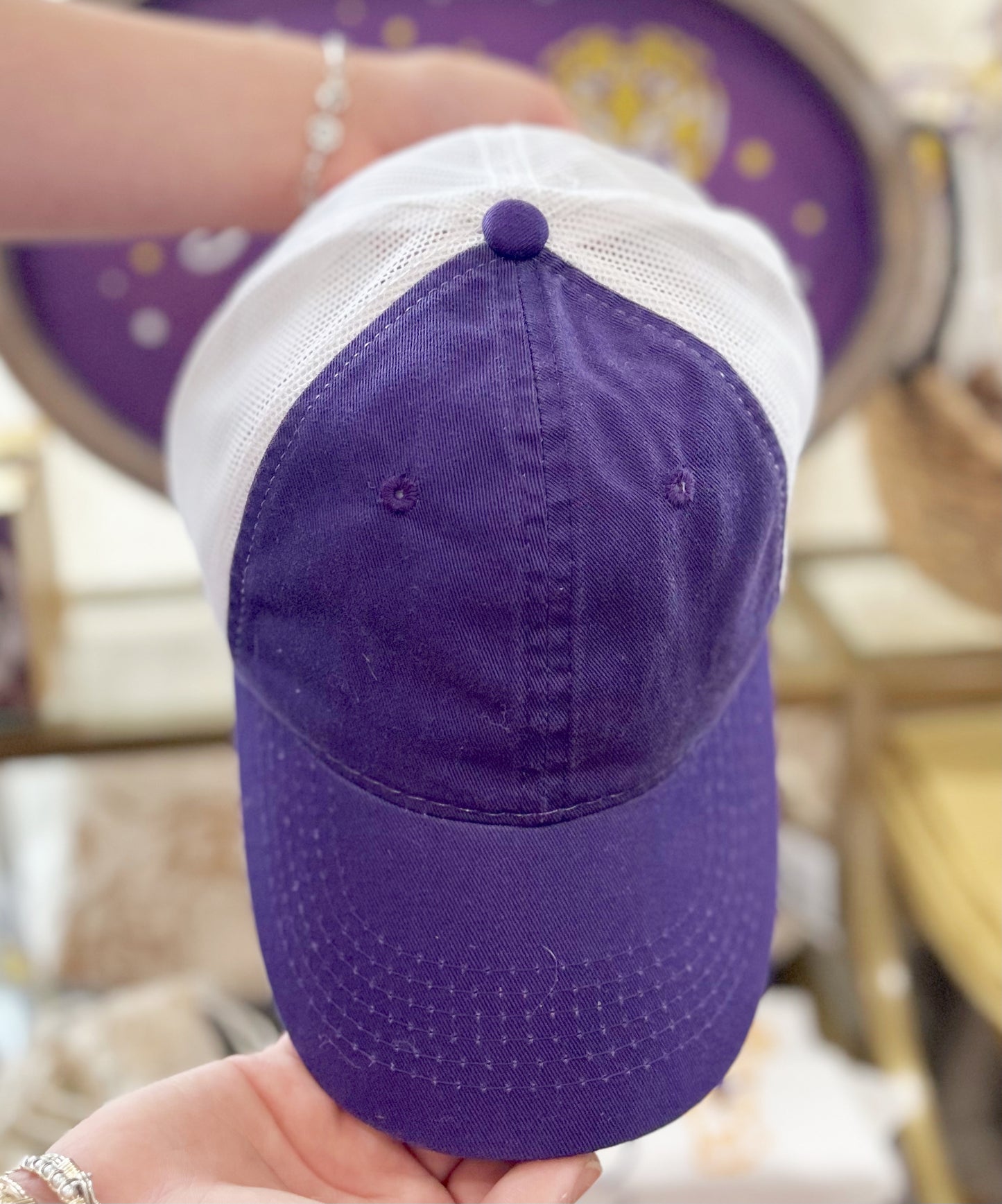 Baseball Cap with Mesh Back