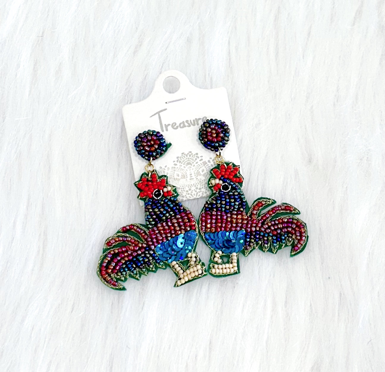 Chicken on the Run Earrings