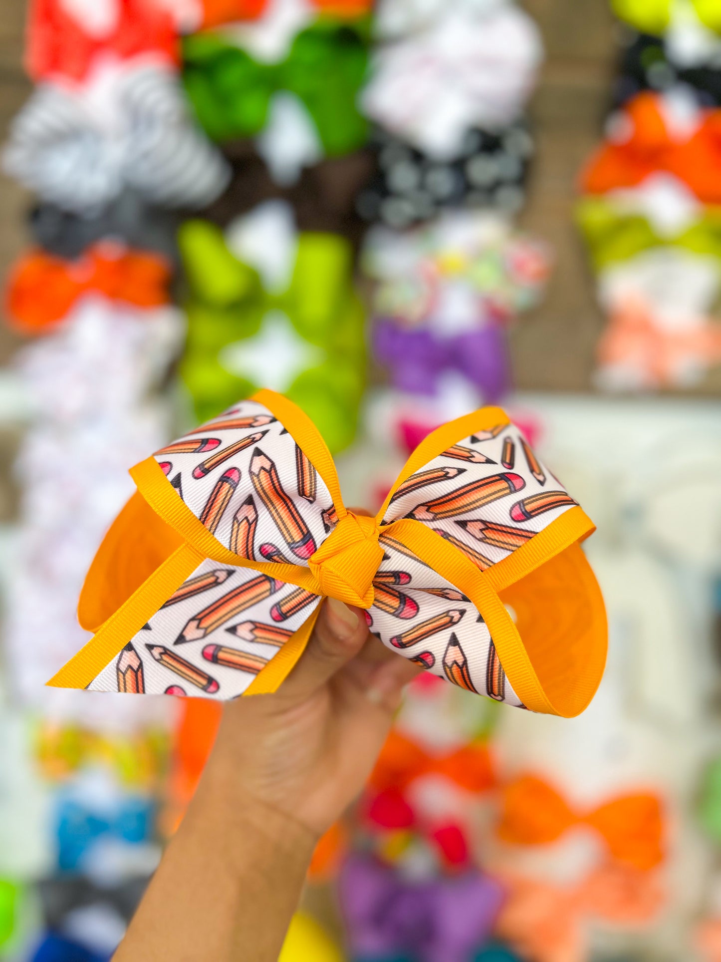 Pencil School Bow