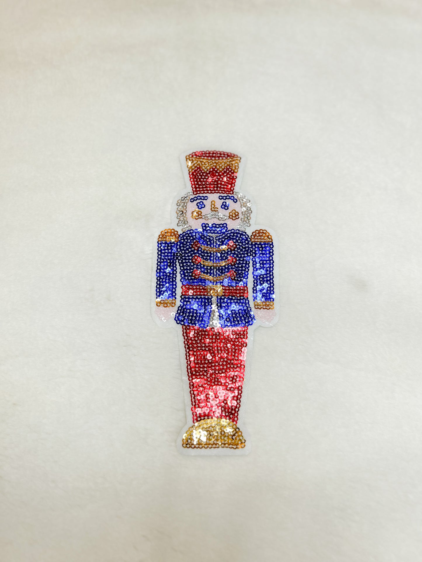 Patch-Small Sequin Nutcracker