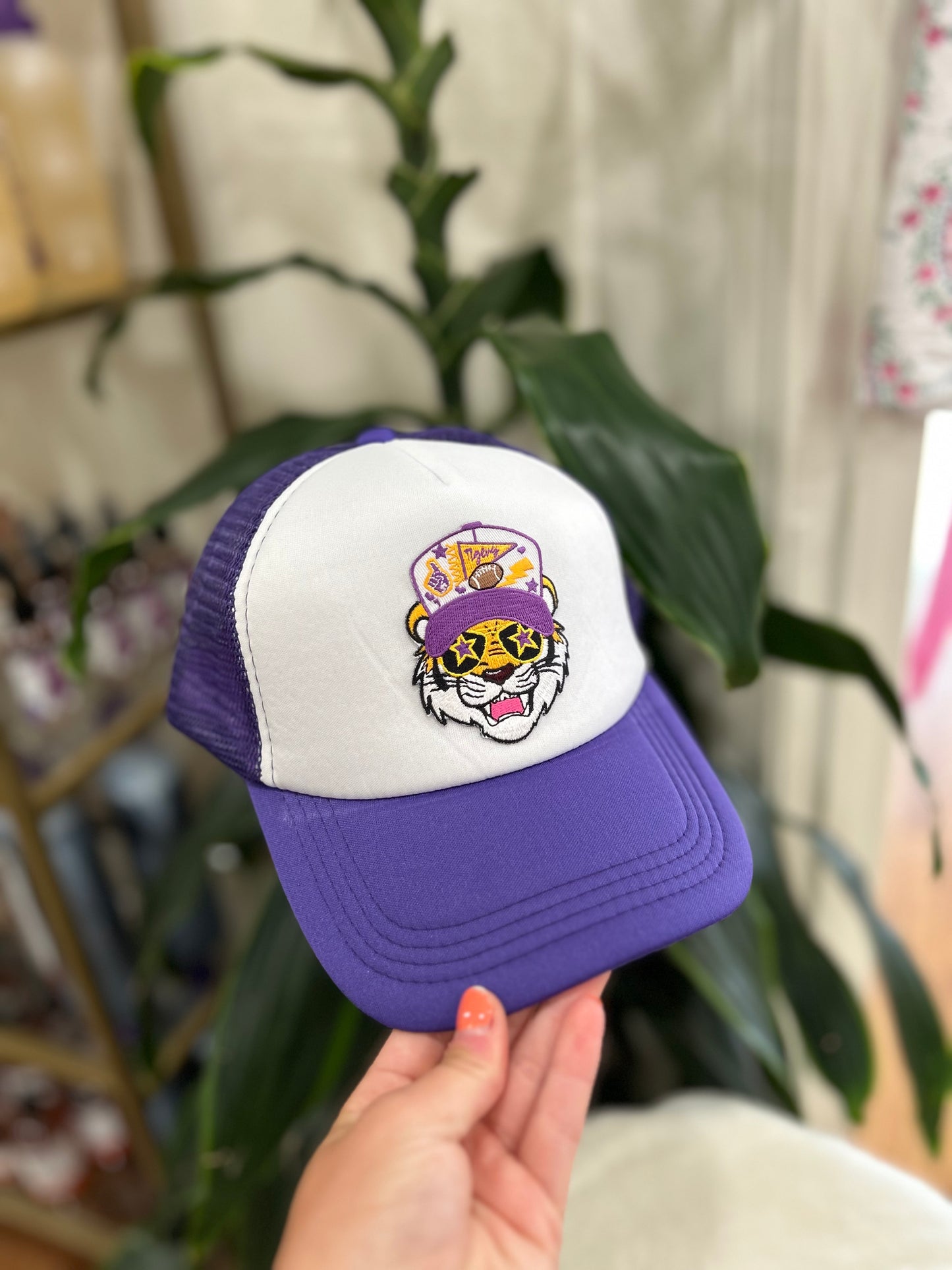 LSU Tiger Foam Trucker Hat
