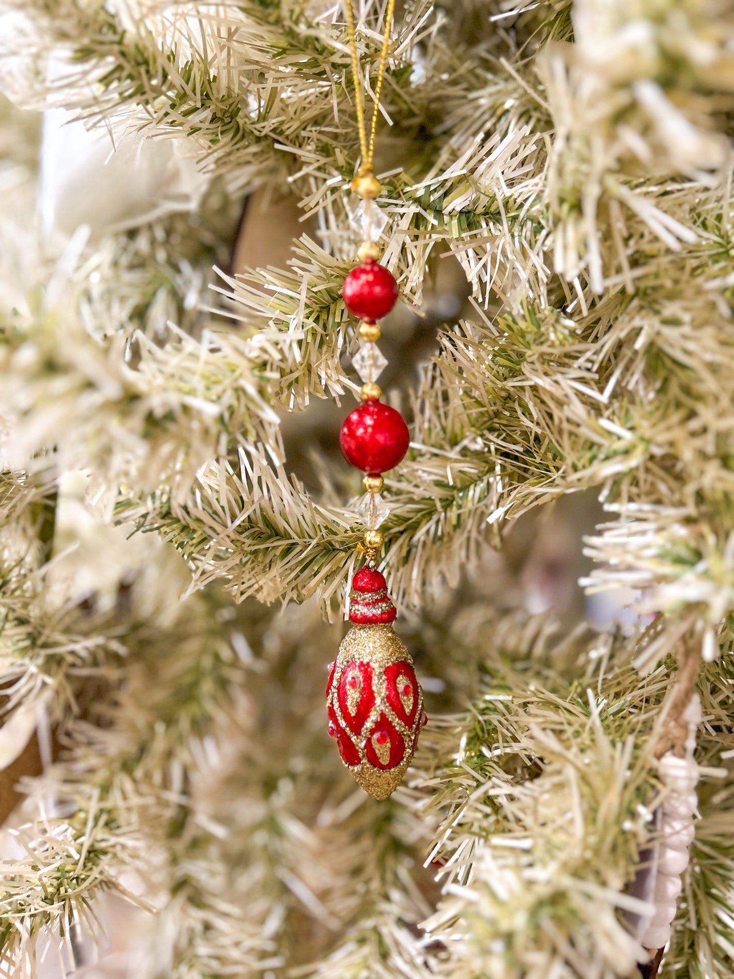 Holiday Glitz Drop Ornament