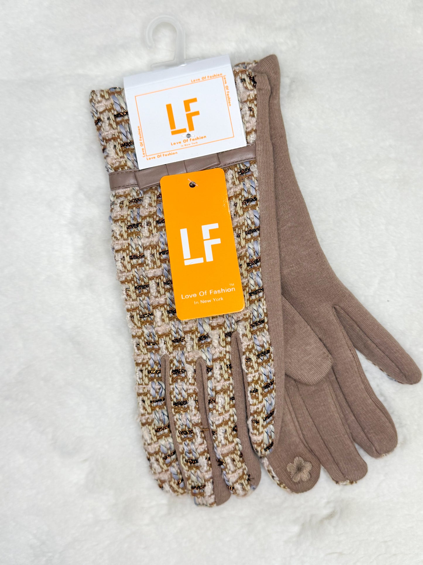 Love of Fashion Winter Gloves- Beige