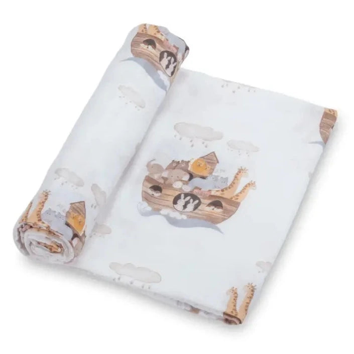 Lolly Banks Noah's Ark Baby Swaddle