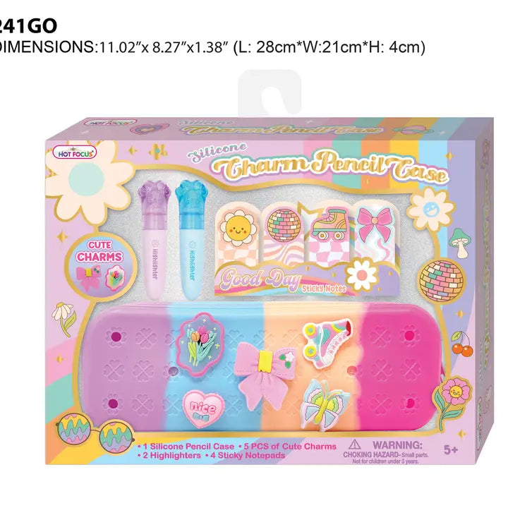 Charm Pencil Case, Good Day