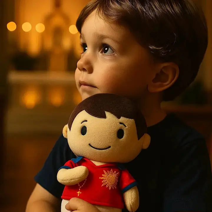 Little Drops of Water Saint Carlo Acutis Catholic Plush Doll