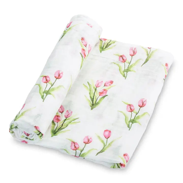 Lolly Banks Tulip Garden Baby Swaddle