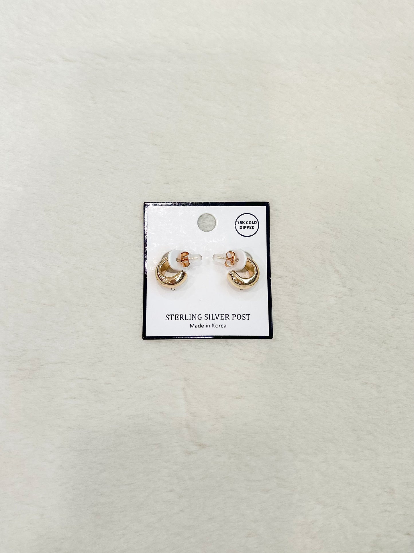 Delaney Thick Gold Hoop