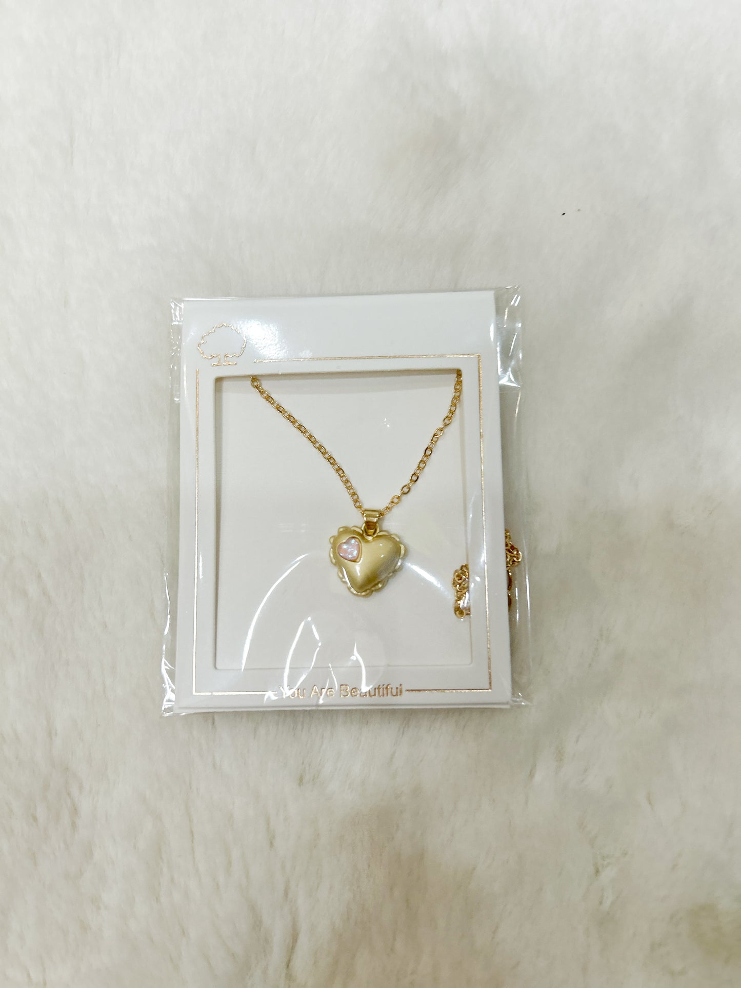 Kids Heart Locket Necklace